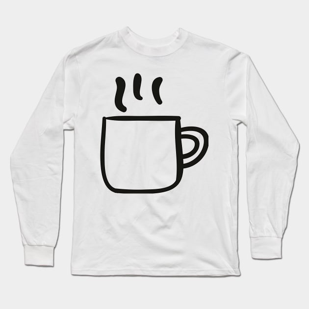 Cup of coffee Long Sleeve T-Shirt by Pavlushkaaa